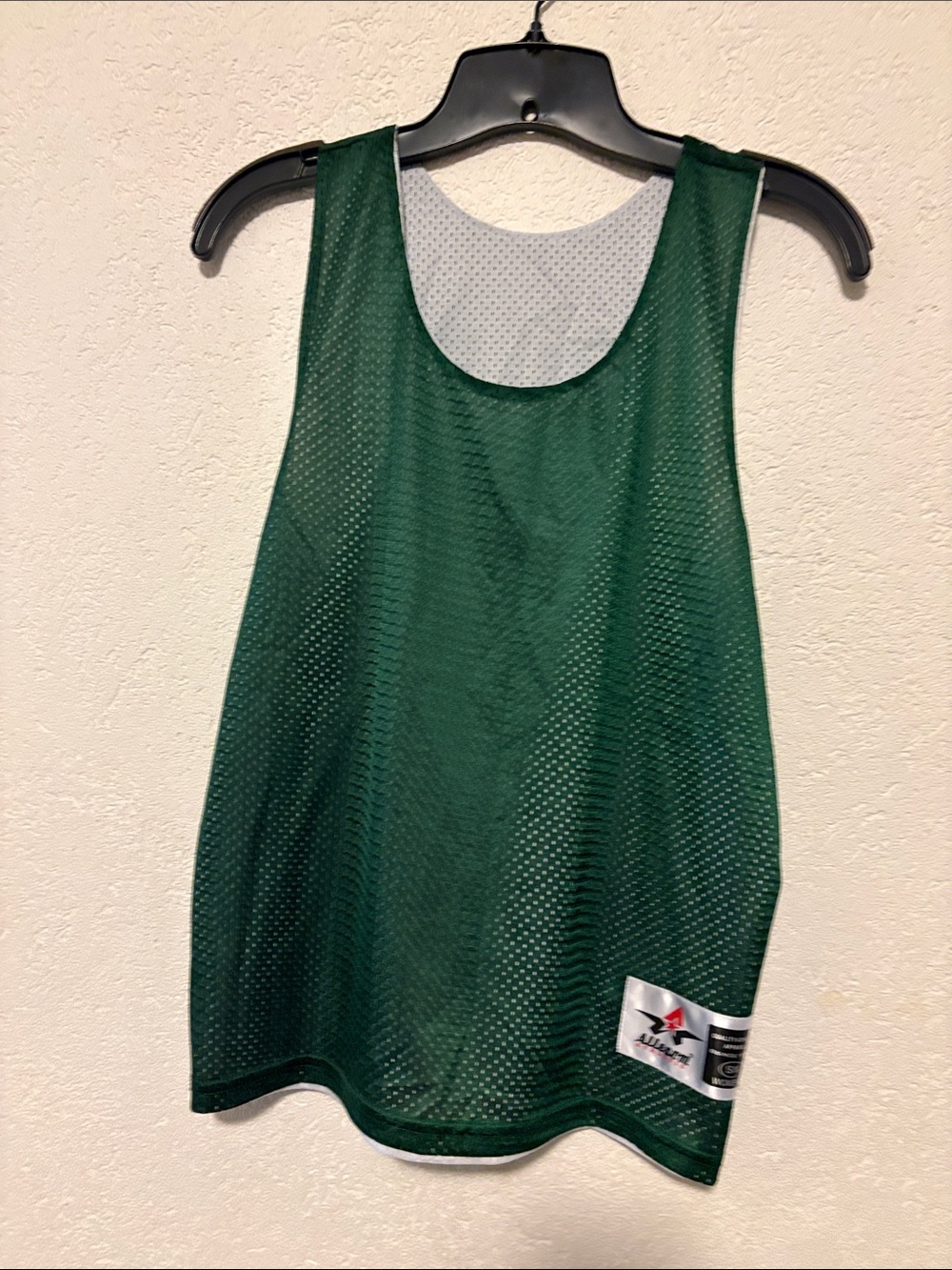 Athletic Green Mesh Tank Top - Unbranded